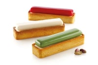 Форма силиконовая KIT TARTE RING RECTANGULAR Silikomart 120x35mm