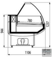 Холодильна вітрина Cryspi BLUES SN 1200, фото №2, інтернет-магазин харчового обладнання Систем4