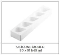 Форма силіконова MULTIFLEX DROP 125/7 Silikomart 80x51h45mm, фото №3, інтернет-магазин харчового обладнання Систем4