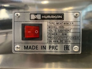 М'ясорубка HURAKAN HKN-12SS, фото №1, інтернет-магазин харчового обладнання Систем4