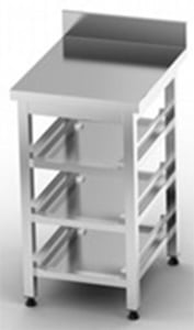 Стіл для зберігання кошиків посудомийної машини Orest BM3-0.5, фото №1, інтернет-магазин харчового обладнання Систем4