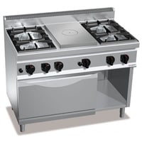 Газовая плита GGM GHGB179H+GB4, фото №1, интернет-магазин пищевого оборудования Систем4