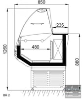 Морозильна вітрина (Бєлінда) BН 2-130, фото №2, інтернет-магазин харчового обладнання Систем4