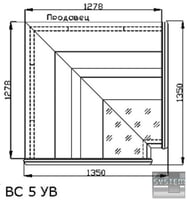 Холодильная витрина Ариада ВС 5-УВ, фото №2, интернет-магазин пищевого оборудования Систем4