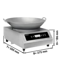 Плита індукційна WOK GGM IDS8, фото №5, інтернет-магазин харчового обладнання Систем4