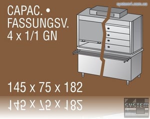 Холодильный агрегат для линий самообслуживания SAGI (Self-service) QL14RVRV, фото №4, интернет-магазин пищевого оборудования Систем4