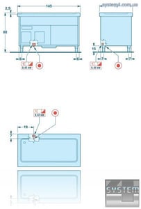 Холодильний агрегат для ліній самообслуговування SAGI (Self-service) QE14PR, фото №2, інтернет-магазин харчового обладнання Систем4