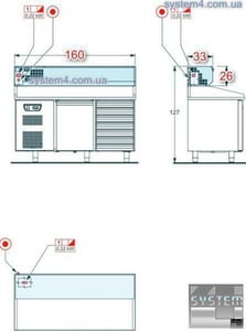 Холодильна полиця SAGI (Alzatine Refrigerate) KAR163, фото №5, інтернет-магазин харчового обладнання Систем4