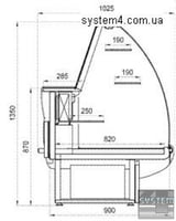 Холодильна вітрина МХМ ВХСд-1,5 Ілеть, фото №2, інтернет-магазин харчового обладнання Систем4