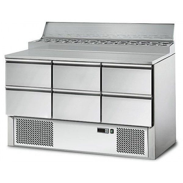 Холодильный стол саладетта GGM SAG147AN#3#SBG1212, фото №1, интернет-магазин пищевого оборудования Систем4
