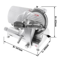 Слайсер GGM AMH275L, фото №4, інтернет-магазин харчового обладнання Систем4