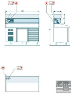 Витрина холодильная Angelo Po AR143V, фото №9, интернет-магазин пищевого оборудования Систем4