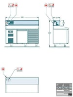 Витрина холодильная Angelo Po AR163, фото №9, интернет-магазин пищевого оборудования Систем4