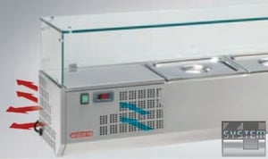 Витрина холодильная Angelo Po AR163V, фото №6, интернет-магазин пищевого оборудования Систем4