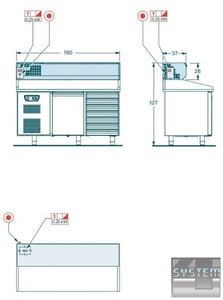 Витрина холодильная Angelo Po AR167, фото №9, интернет-магазин пищевого оборудования Систем4