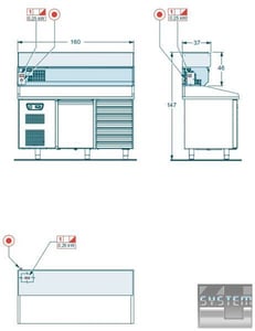 Витрина холодильная Angelo Po AR167V, фото №9, интернет-магазин пищевого оборудования Систем4