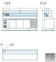 Витрина холодильная Angelo Po AR253V, фото №9, интернет-магазин пищевого оборудования Систем4