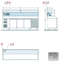 Витрина холодильная Angelo Po AR257V, фото №9, интернет-магазин пищевого оборудования Систем4