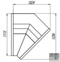 Угловая неохлаждаемая витрина Cryspi PRIMA IС 45, фото №2, интернет-магазин пищевого оборудования Систем4