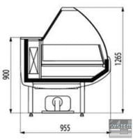 Морозильна вітрина Cryspi Octava М 1200, фото №2, інтернет-магазин харчового обладнання Систем4