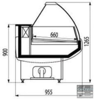 Холодильная витрина Cryspi Octava SN 1200, фото №2, интернет-магазин пищевого оборудования Систем4