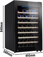 Холодильник винный GGM WKM120S-1N, фото №3, интернет-магазин пищевого оборудования Систем4