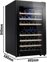 Холодильник винный GGM WKM120S-2N, фото №3, интернет-магазин пищевого оборудования Систем4