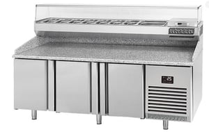 Холодильный стол для пиццы GGM POI207#AEI203