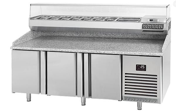 Холодильный стол для пиццы GGM POI207#AEI203, фото №1, интернет-магазин пищевого оборудования Систем4