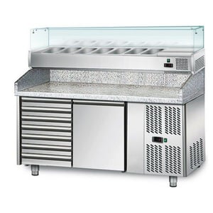 Холодильный стол для пиццы GGM POS158SN#AGG154N, фото №1, интернет-магазин пищевого оборудования Систем4