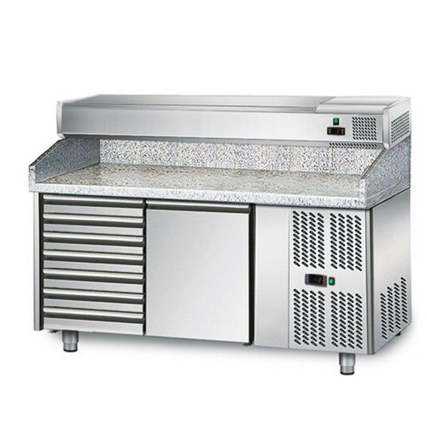 Холодильный стол для пиццы GGM POS158SN#AGG153EN, фото №1, интернет-магазин пищевого оборудования Систем4