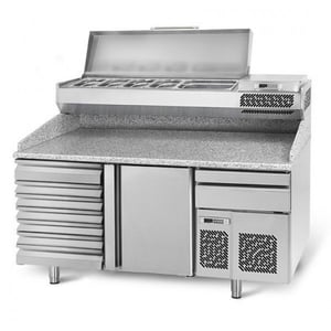 Холодильный стол для пиццы GGM POI178S6#AEI173, фото №1, интернет-магазин пищевого оборудования Систем4