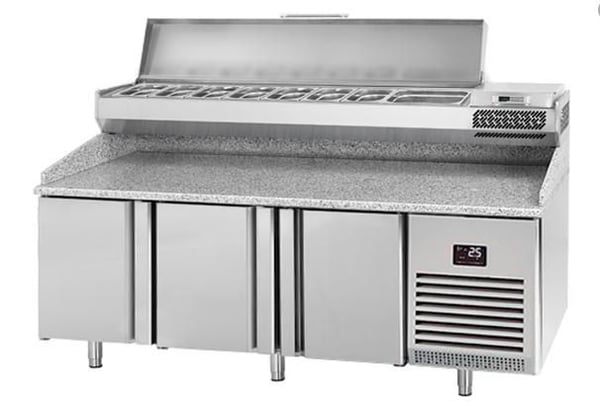 Холодильный стол для пиццы GGM POI207#S2#AEI203, фото №1, интернет-магазин пищевого оборудования Систем4