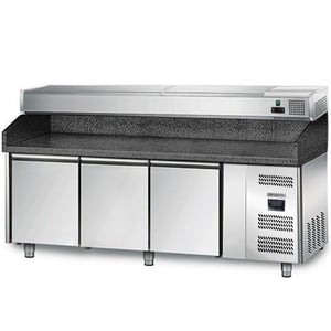 Холодильный стол для пиццы GGM POM208N-S#AGG203EN, фото №1, интернет-магазин пищевого оборудования Систем4