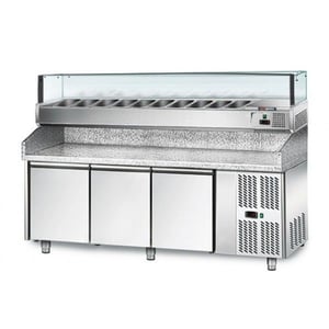 Холодильный стол для пиццы GGM POS208N#AGS204LN, фото №1, интернет-магазин пищевого оборудования Систем4