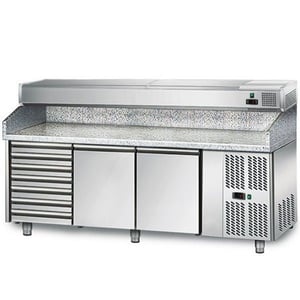 Холодильный стол для пиццы GGM POS208SN#AGG203EN, фото №1, интернет-магазин пищевого оборудования Систем4
