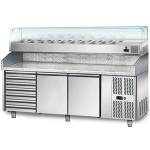 Холодильный стол для пиццы GGM POS208SN#AGG203N, фото №1, интернет-магазин пищевого оборудования Систем4