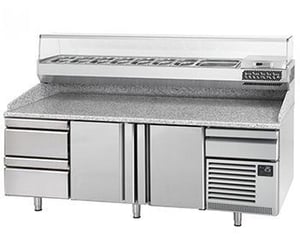 Холодильный стол для пиццы GGM POI238S2#AGI234, фото №1, интернет-магазин пищевого оборудования Систем4