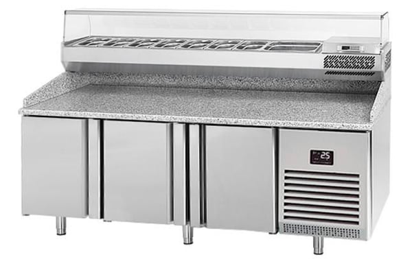 Холодильный стол для пиццы GGM POI238#AGI234, фото №1, интернет-магазин пищевого оборудования Систем4