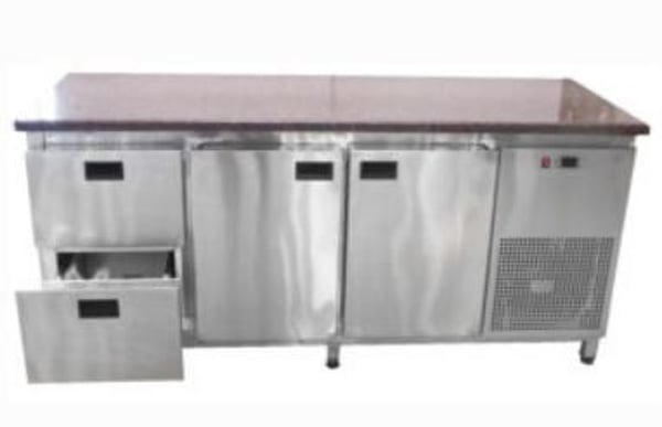 Стол холодильный Тehma 2 двери и 2 ящика с гранитной столешницей (600), фото №1, интернет-магазин пищевого оборудования Систем4