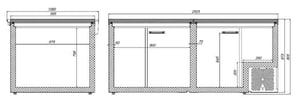 Морозильна скриня Juka M1000Z, фото №1, інтернет-магазин харчового обладнання Систем4