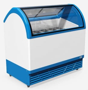 Витрина для мягкого мороженого Juka M400Q, фото №1, интернет-магазин пищевого оборудования Систем4