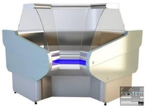 Холодильна вітрина Mawi NCHI 1,3/1,1, фото №1, інтернет-магазин харчового обладнання Систем4