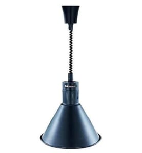 Лампа для підігріву страв HURAKAN HKN-DL800 чорна, фото №1, інтернет-магазин харчового обладнання Систем4