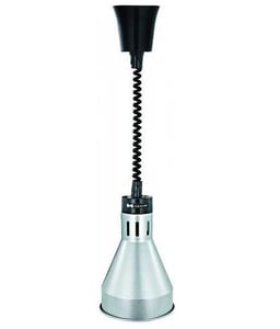 Лампа для підігріву страв HURAKAN HKN-DL825 срібло, фото №1, інтернет-магазин харчового обладнання Систем4