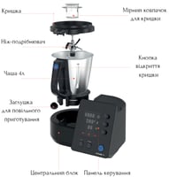 Термоблендер Sirman Mycook Pro, фото №1, інтернет-магазин харчового обладнання Систем4