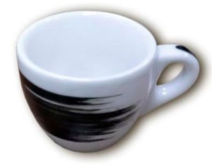 Чашка espresso Black stroke B Ancap 35117 Verona Millecolori Hand Painted, фото №1, интернет-магазин пищевого оборудования Систем4