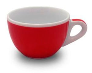 Чашка cappuccino large Red Decal Print Ancap 36649 Verona Millecolori, фото №1, интернет-магазин пищевого оборудования Систем4