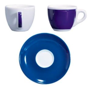 Чашка із блюдцем espresso Blue Ancap 33010-002021CA VR серії Verona Millecolori Decal Print, фото №1, інтернет-магазин харчового обладнання Систем4