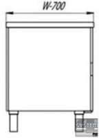 Холодильний стіл Cryspi ШС-0,2, фото №8, інтернет-магазин харчового обладнання Систем4